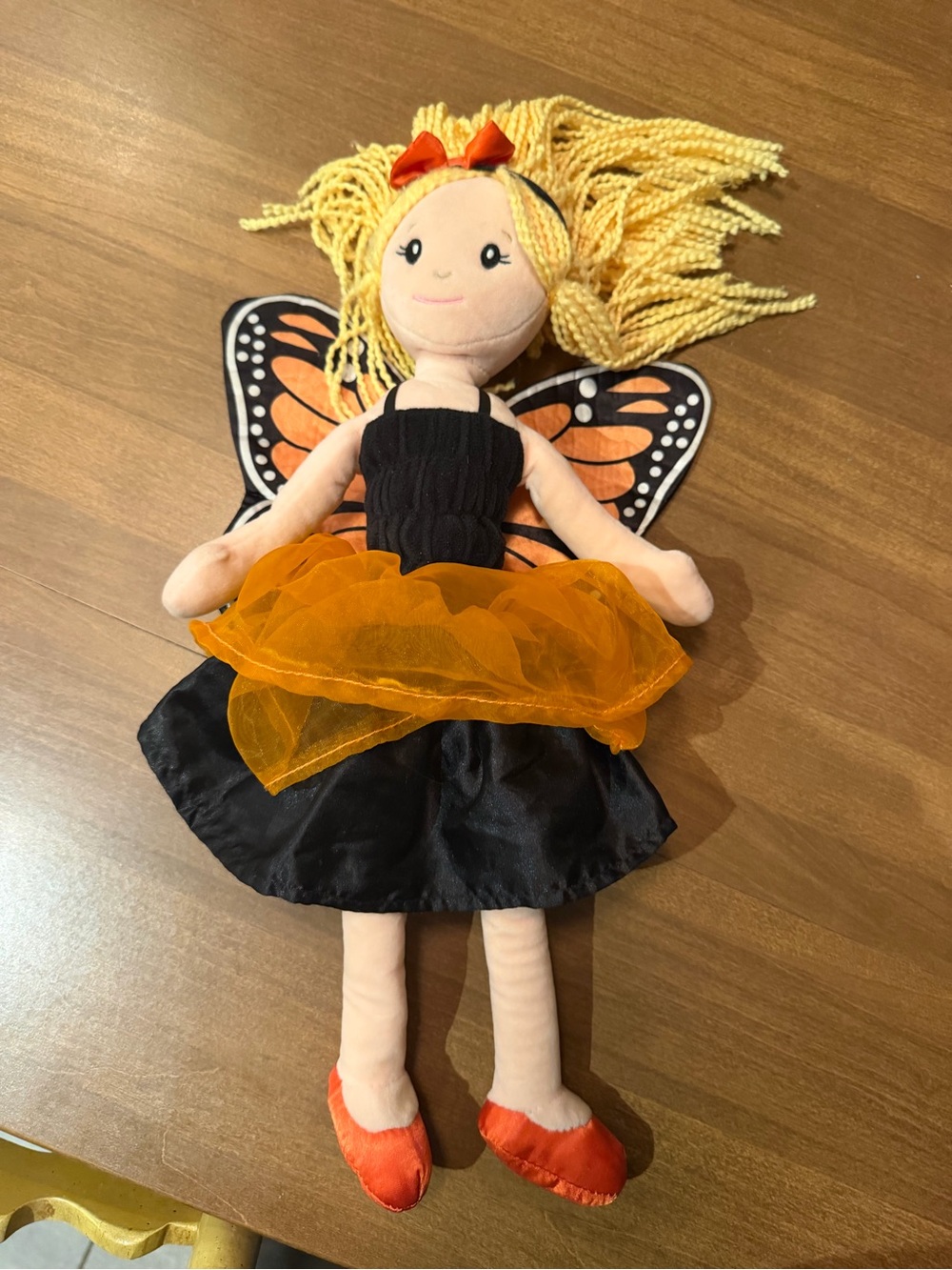 Monarch Butterfly Plush Doll - The Petting Zoo 17”